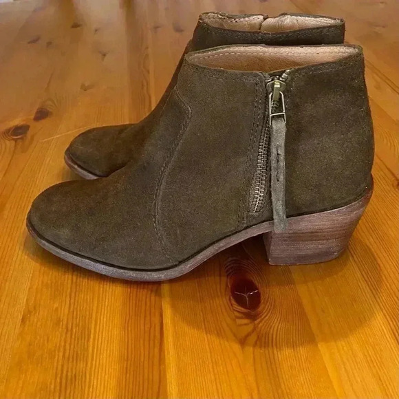 Madewell Leather Ankle Boots Brenner Brown Suede Classic - Picture 8 of 15